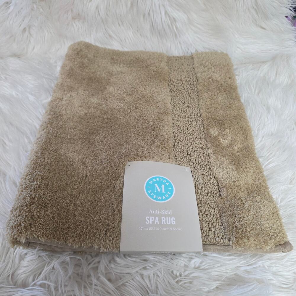 Martha Stewart Spa Super Soft Bath Rugs 17" x 25.5"